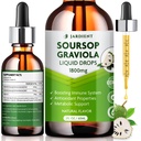 Extrait d'huile liquide de tourteau : Graviola Extrait de tourteau- Organique pour le soutien cellulaire et la régénération- Teinture de tourteau Edible 2 fl oz, 60ml