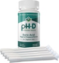 pH-D Feminine Health Support - Boric Acid Starter Bundle - pH-D Boric Acid Vaginal Suppositories 72 Count and 5 Vaginal Suppository Applicators