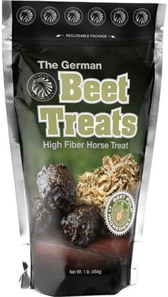 1# Entraînement de cheval allemand en poney Bite taille Pâte haute fibre contenu traite les pépites Muffin collations