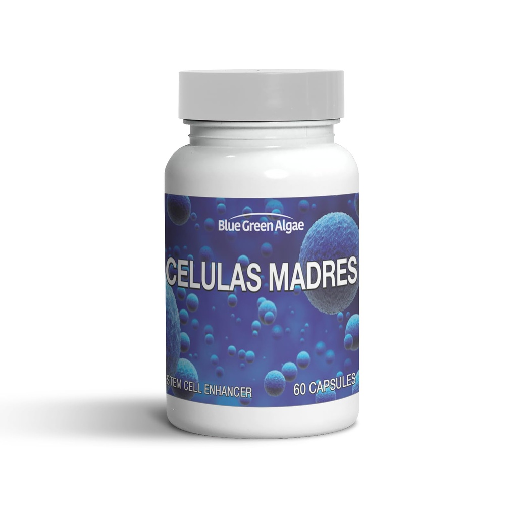 Stem Cell - Celulas Madres Supplement for Anti-Aging & Longevity, Non-GMO, Gluten-Free, Vegetarian Capsules, 60 Count