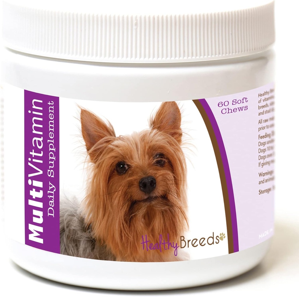 Breeds Santé Terrier Silky Multi-Vitamine Soft Chews 60 Compte