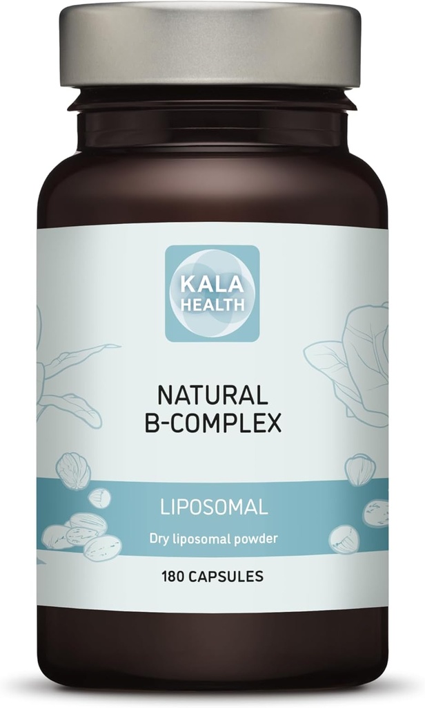 Capsules complexes Liposomiques naturelles avec toutes les 6 vitamines B importantes (180)