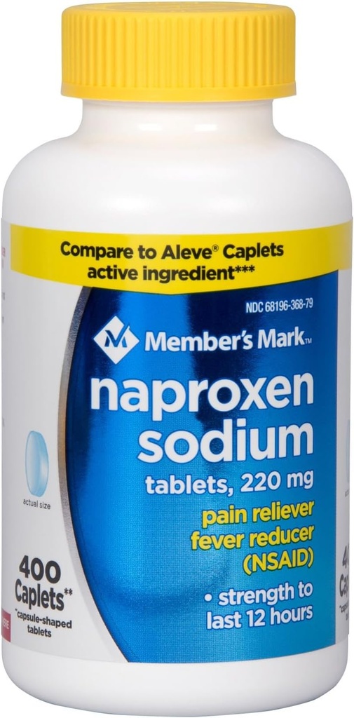 Member's Mark 220 mg Naproxen Sodium (400 ct.) by Members Mark