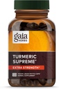 Gaia Herbs Turmeric Supreme Extra Strength - supporte l'enflure occasionnelle de l'usure normale et de la tear - avec Curcumine curcuma et poivre noir - 120 Vegan liquide Phyto-Capsules (jusqu'à 120 jours d'approvisionnement)