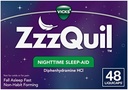 ZzzQuil, aide au sommeil de nuit LiquiCaps, 25 mg de Diphenhydramine HCl, marque d'aide au sommeil no 1, forme non-habitante, asleep d'automne rapide, 48 nombre