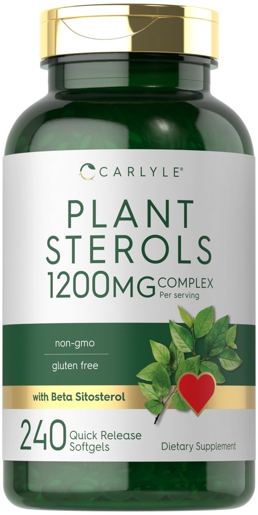 Stérols pour plantes de Carlyle 1200 mg 240 Capsules softgel ultra-potents