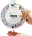 e-Pill MedTime Pro - Distributeur automatique sécurisé à pilules avec un couvercle transparent pour une surveillance facile et une gestion fiable des médicaments