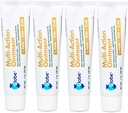 Globe (4 packs) Premiers soins Antibiotique Scar Minimisant Douleur-Soulagement, Onguent Anti-Itch avec Neomycin, Bacitracine Zinc, Pramoxine HCl et Polymyxine B, pour les coupures mineures, les scorps et les brûlures