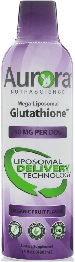 Aurora Glutathion Mega-Liposomal - 750 MG - Fruits (16 onces fluides)