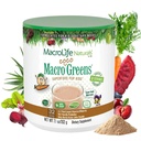 MacroLife Naturals MacroCoco Greens Chocolate Superfood Powder for Kids Fruits crus Veggies Probiotiques et enzymes digestives, Immunity Energy, Non-OGM, Vegan, Gluten, Dairy Free - 7oz (32 portions)