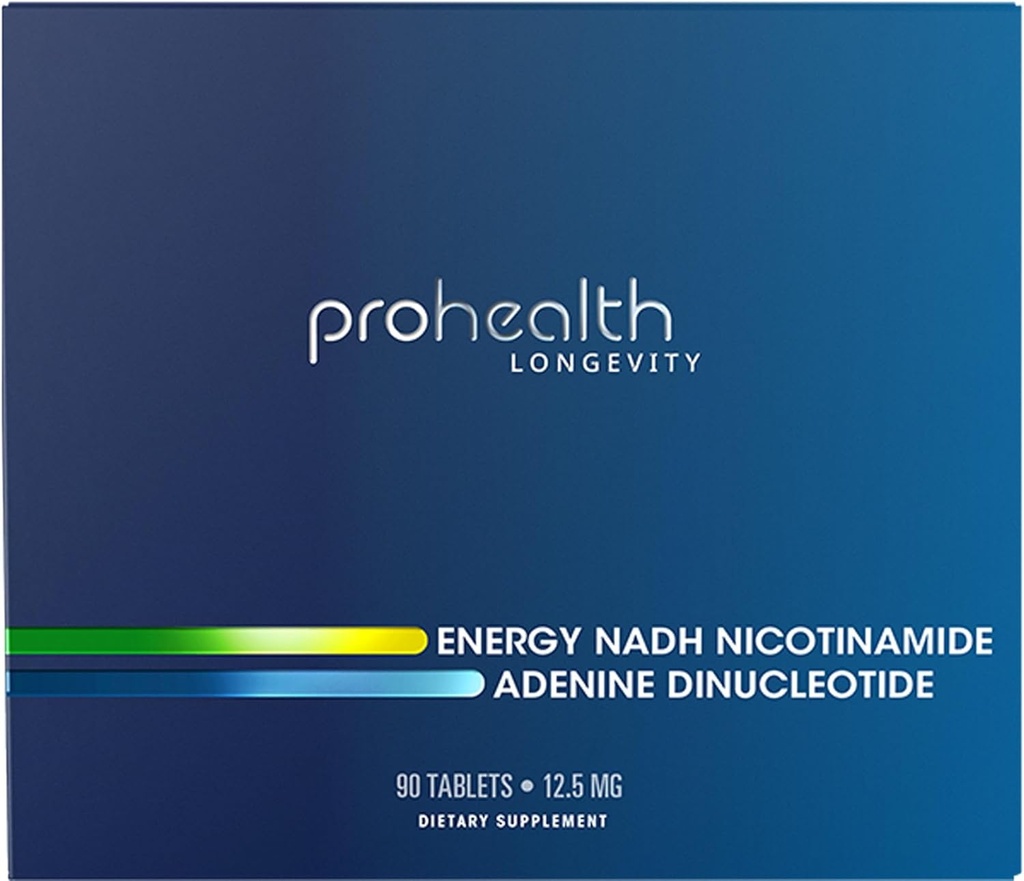 Énergie NADH - Boost NAD (12,5 mg, 90 comprimés) Boost Énergie, clarté mentale, alerté et concentration