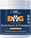 Multivitamines et probiotiques du chien - Supplément alimentaire pour chien pour la santé globale, la digestion et le soutien immunitaire - Vitamines, mélange probiotique, colostrum (bovin) - 90 Chews doux