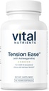 Vital Nutrients Tension Ease with Ashwagandha | Stress Relief Supplement for Relief of Occasional Stress and Nervous Tension | Gluten, Dairy, Soy Free | Non-GMO | 60 Capsules
