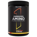 Règle 1 Amino énergétique – Support de récupération et d'énergie à tout moment avec BCAAs, Glutamine, Citrulline, Beta Alanine et caféine à partir d'extraits de café et de thé verts (30 portions, pêche de mangue)