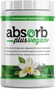 Shake végétalien élémentaire – mélange en poudre, ingrédients naturels, non-OGM, sans gluten, protéine de riz germé biologique - formule lisse et facile à mélanger (2,2 lbs, Vanilla Brulée non sucrée)