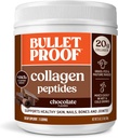 Poudre de protéines de collagène de chocolat à l'épreuve des balles avec huile MCT, 19g de protéines, 17,6 Oz, peptides de collagène et acides aminés pour une peau, des os et des articulations saines, emballage mai Varier