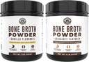Performance de la côte gauche Vanille Broth Protéine Poudre, 16 oz + Chocolate Broth Protéine Poudre 16 oz