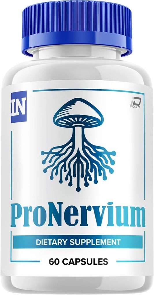 Pronervium Nerve Health Support Pills, Pronervium Reviews, Pronervium Nootropic Advanced Formula, Pronervium All Natural Focus Supplément, Pronervium Cerveau Support Reviews (1 Pack - 60 Capsules)