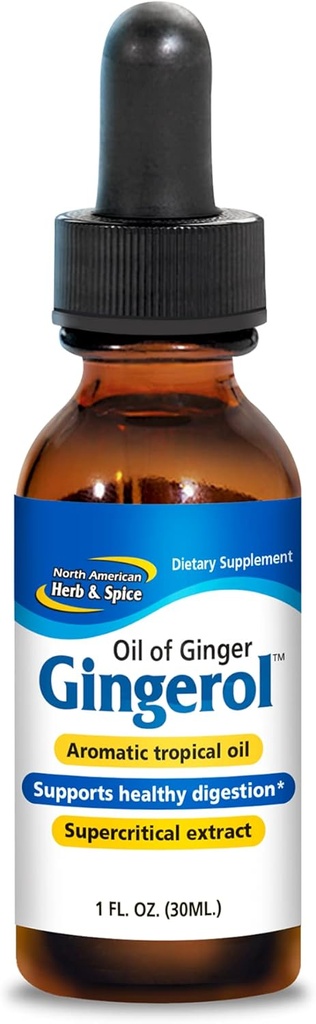 Herbes et épices nord-américaines, Gingerol, huile de gingembre, 1-Ounce