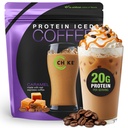 Chike Caramel haute protéine Iced Café, 20 G de protéines, 2 coups Espresso, 1 G de sucre, Keto Friendly et sans gluten, 14 portions (14.3 Ounce)