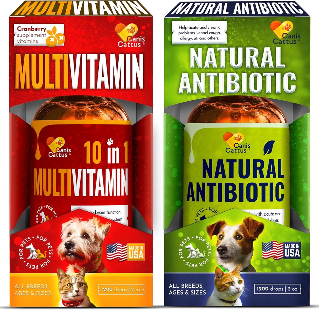 Vitamines et suppléments pour chats et chiens