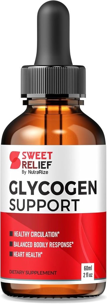 NutraRize Sweet Relief Glycogen & Joint Support Drops, Sweet Relief Detox Support Cleanse Renew, Sweet Relief Hair Prostate and Body Health for Fongus Advanced Support Formula (30 portions)