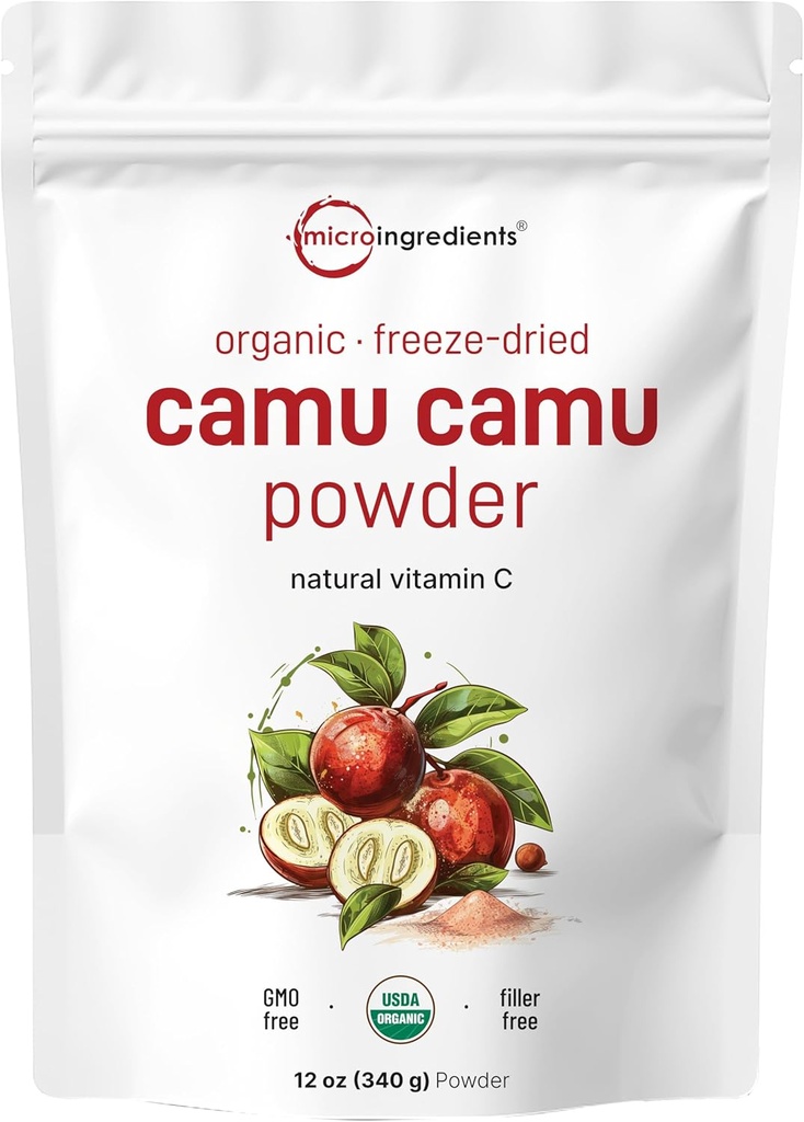 Poudre de Camu Camu biologique, 12 oz.