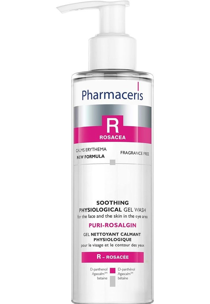 Pharmaceris R - PURI-ROSALGIN gel pour peau de Rosacea (200 ml) par Dr. Irena Eris - Pharmaceris R