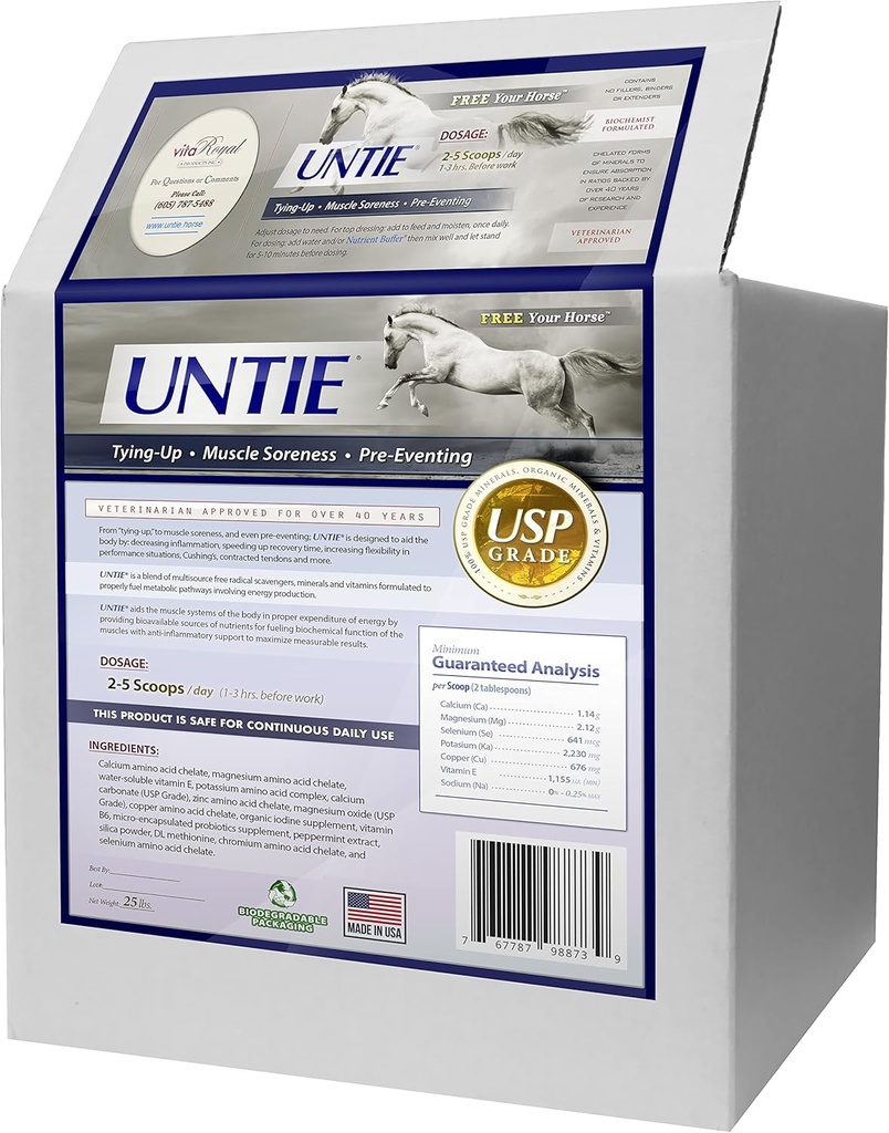 pour Chevaux - Support inflammatoire, musculaire et articulaire - 100% Absorbable (25 lbs.)