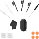Trousse d'aide auditive Phitunry 52 pièces Accessoires Trousse d'aide auditive Portable Taille de poche avec brosse de nettoyage Outils, Capsules sèches, Wipes audio, Velours de cerf et Trousse d'aide auditive