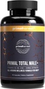 Primal Harvest Total Male+ Multivitamine pour les hommes avec des vitamines essentielles, des minéraux et un soutien à base de plantes pour l'énergie, la vitalité, la santé immunitaire et la performance