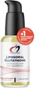 Conceptions pour la santé Glutathion liposomique - supplément de glutathion liquide, 100mg avec absorption accrue - Détox + système immunitaire - gouttes aromatisées de menthe de citron (50 portions / 1,7oz)