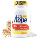 Nattokinase 2000 FU - Supplément Nattokinase soutient la santé cardiovasculaire et la circulation sanguine saine - Non-OGM, sans gluten, 90 capsules de légumes, fabriqués aux États-Unis