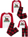 La place des enfants Baby and Family Matching Fleece Holiday Pajama Set