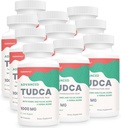 Suppléments hépatiques TUDCA 1000mg - 600 Capsules Vegan, Mélange de Thistle de Milk à base de plantes avec l'acide fulvic et humique pour le foie, santé digestif