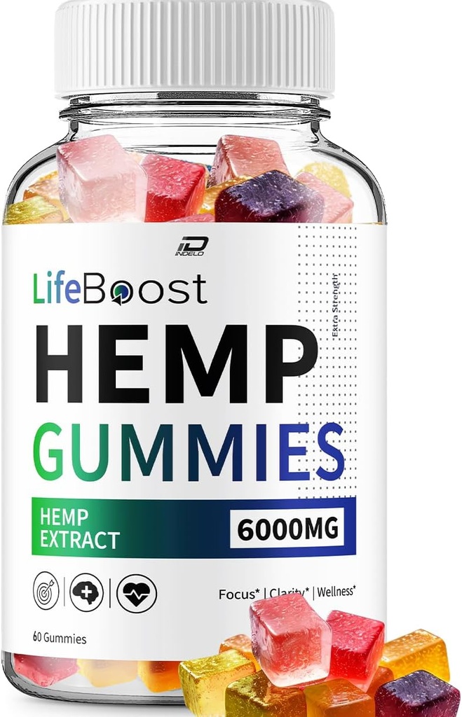 Gommies de chanvre Life Boost - avec extrait de graines de chanvre LifeBoost Gommies de chanvre Tinnitus supplément à base de plantes, soutien à la santé et au bien-être, tout naturel Gommy de chanvre Boost Life (1 Pack - 60 Gommies)