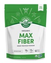 Manitoba Récolte de chanvre Oui Bio Max Fibre Protéine Poudre, non sucrée, 32oz, avec 13g de fibre, 13g de protéines et 2,5g d'oméga 3&6 par portion, Kéto-friendly, sans réserve, emballage mai Vary