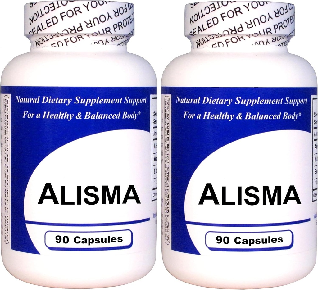 Alisma (90 capsules)- Extrait concentré de plantes - Supplément alimentaire - 2 boîtes