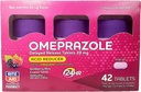 Rite Aid Acid Reducer Omeprazole Comprimés de libération retardée - 20 mg, 3 bouteilles, 14 Comptez chacun (42 Nombre total), Flavor de la menthe sauvage, Relief des brûlures d'estomac, Médecine des brûlures d'estomac, traite les brûlures d'estomac fréquentes