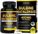 DORADO NUTRITION Bulbine Natalensis Extrait 400mg par portion (150 Capsules) - Extrait ultra concentré - Soutien de la vitalité, de la force, de la masse musculaire - Sans gluten, sans OGM, États-Unis Fabriqué - 3ème partie testée