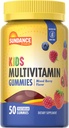 Sundance Kids Multivitamine Gummies avec des vitamines D3, C, B12, et Zinc. 50 Comte.