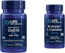 Life Extension Super Ubiquinol CoQ10 with PQQ, CoQ10, PQQ & N-Acetyl-L-Cysteine (NAC), Immune, Respiratory, Liver Health