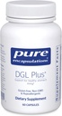 Encapsulations pures DGL Plus - Suppléments santé pour les hommes et les femmes - avec la racine de marshmallow, l'extrait d'aloe vera et l'écorce d'orme slipperie - non-OGM et végétalien - 60 capsules