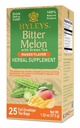 Hyleys Bitter Melon avec thé vert - Mango Flavor - 25 sachets de thé - Soutient une fonction hépatique saine - Supplément à base de plantes - (6 Pack - 150 sachets de thé Total)