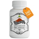 Capsules de quinine - Cinchona Officinalis Bark supplément à base de plantes pour la défense des muscles, des crampes et la santé globale digestive - Pilules de sulfate de quinine tout naturel, 500mg par gélule, 160 comprimés
