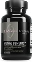 DAVINCI Labs Methyl Benefits - Supplément alimentaire pour favoriser une méthylation, une désintoxication et une production énergétique saines* - avec vitamine B6, B12, folate et plus - sans gluten - 60 capsules végétariennes