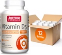 Formules de collage Vitamine D3 125 mcg (5000 UI) - 100 portions (sofgels) - Santé des os, soutien immunitaire et soutien au métabolisme du calcium - supplément de vitamine D - Vitamines D3 - 5000 UI Vitamine D (paquet de 12)