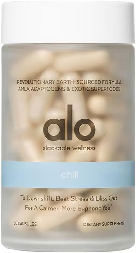 Alo Chill Capsules Supplément de relaxation qui soutient le calme et la clarté mentale