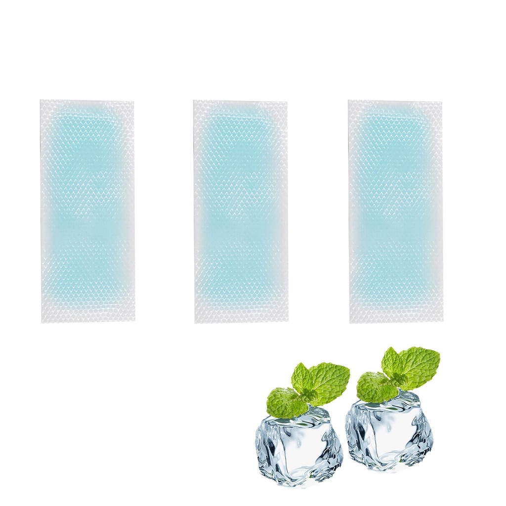 20 feuilles Gel de refroidissement de Fever Patchs, bandes de refroidissement avant gel Pads de gel cool pour le pied de chien Bébé Enfants Adultes Soulagement Céphalées, Douleurs aux Toothaches, Fatigue Fatigue Rafraîchissant coup de soleil