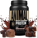 Poudre de protéines isolate de la lactosérum animal - Loaded for Pre & Post Workout Muscle Builder and Recovery with Digestive Enzymes for Men & Women - 25g de protéines, grand goût, faible sucre - Brownie Batter 2 lbs